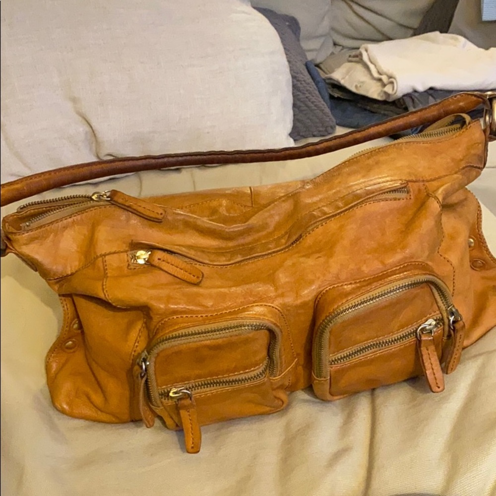 JCrew Jericho Leather Hobo Bag Vintage